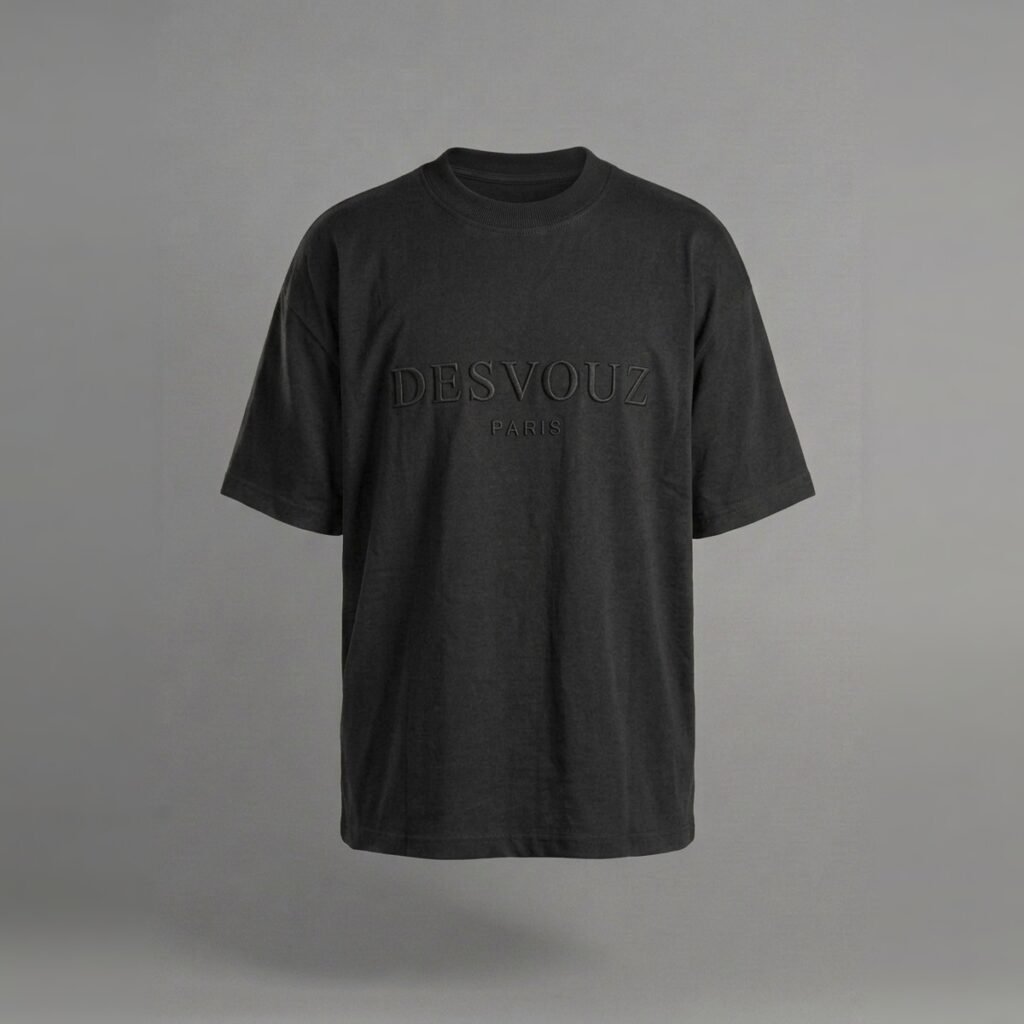 T-shirt Black DESVOUZ Embossed