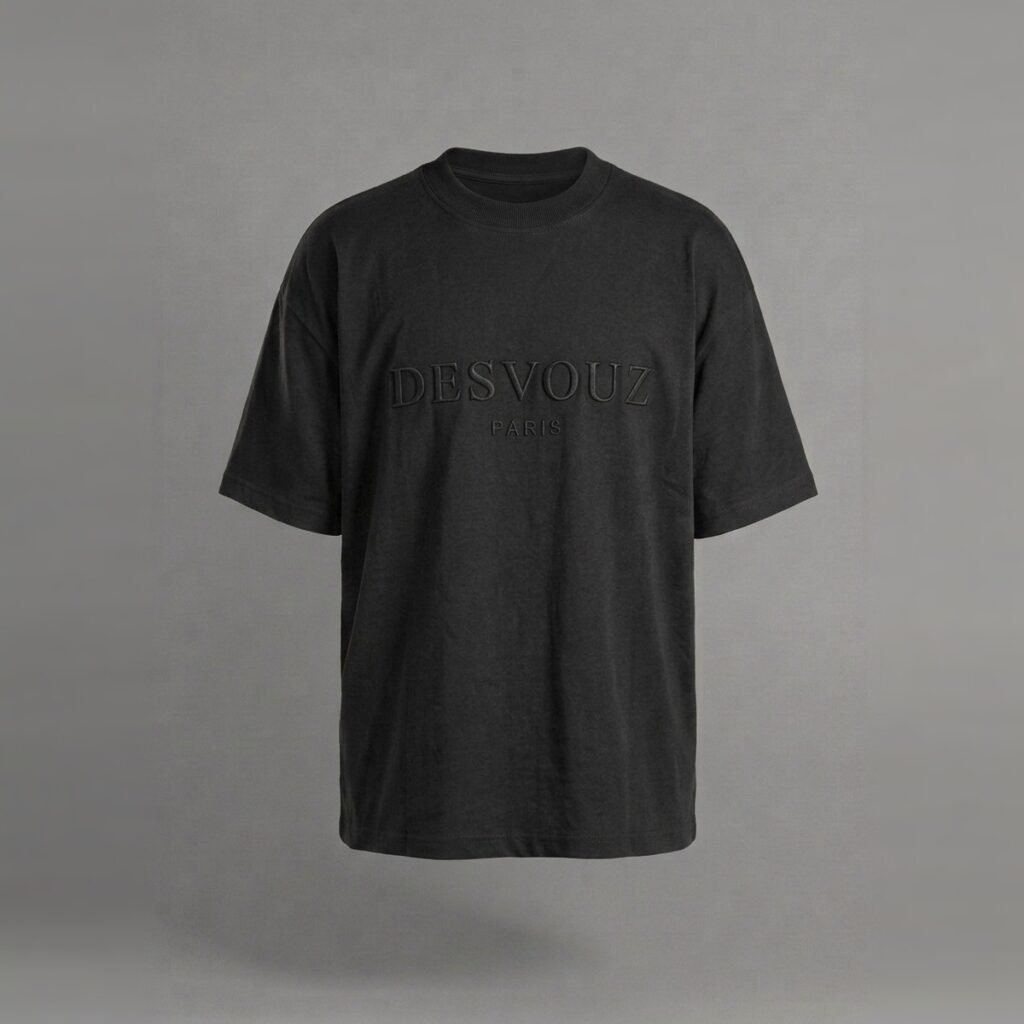 T-shirt Black DESVOUZ Embossed