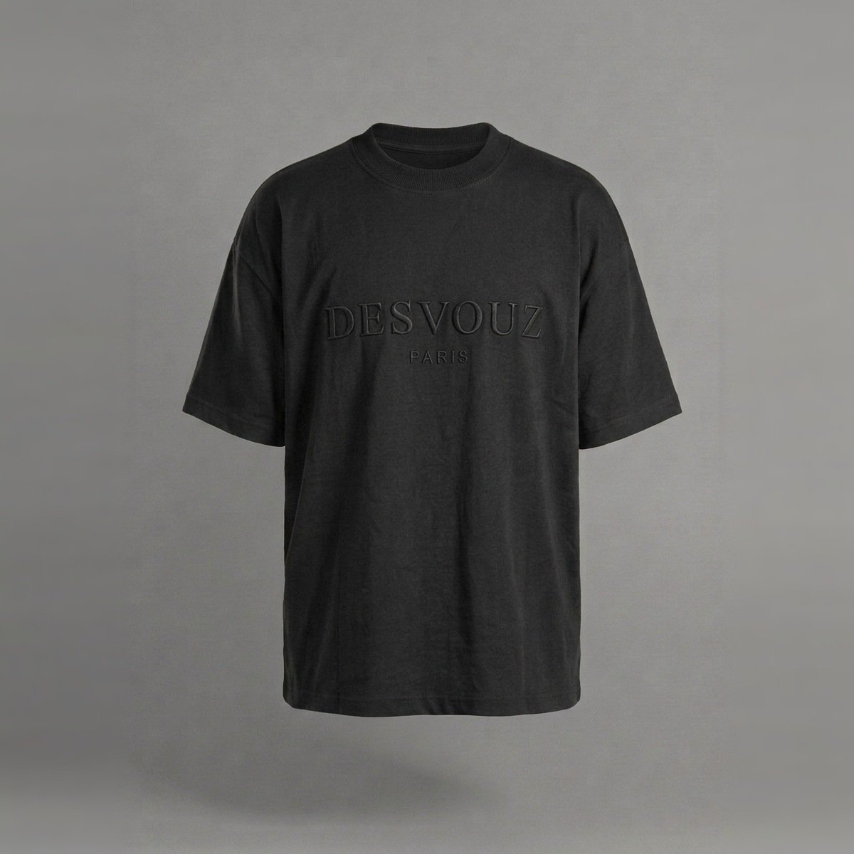 T-shirt Black DESVOUZ Embossed