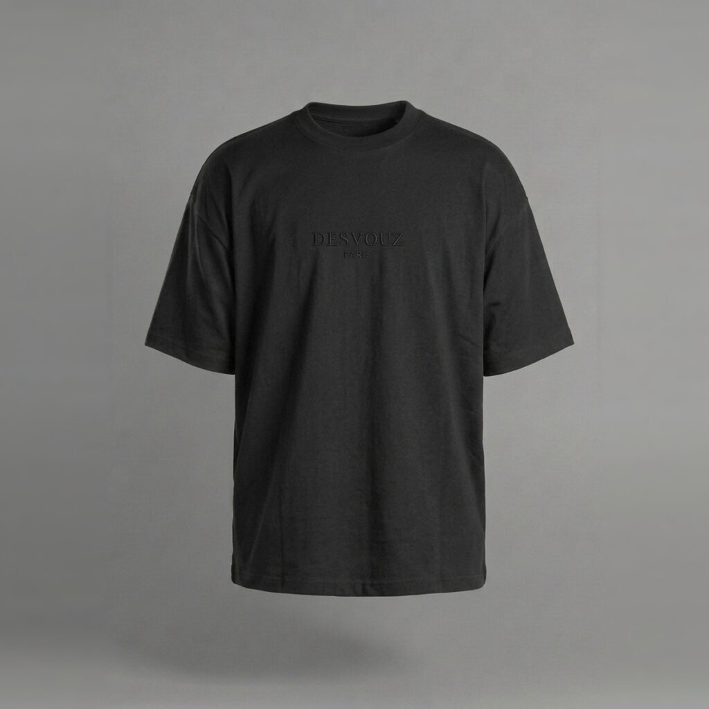T-shirt Black DESVOUZ Embroidered