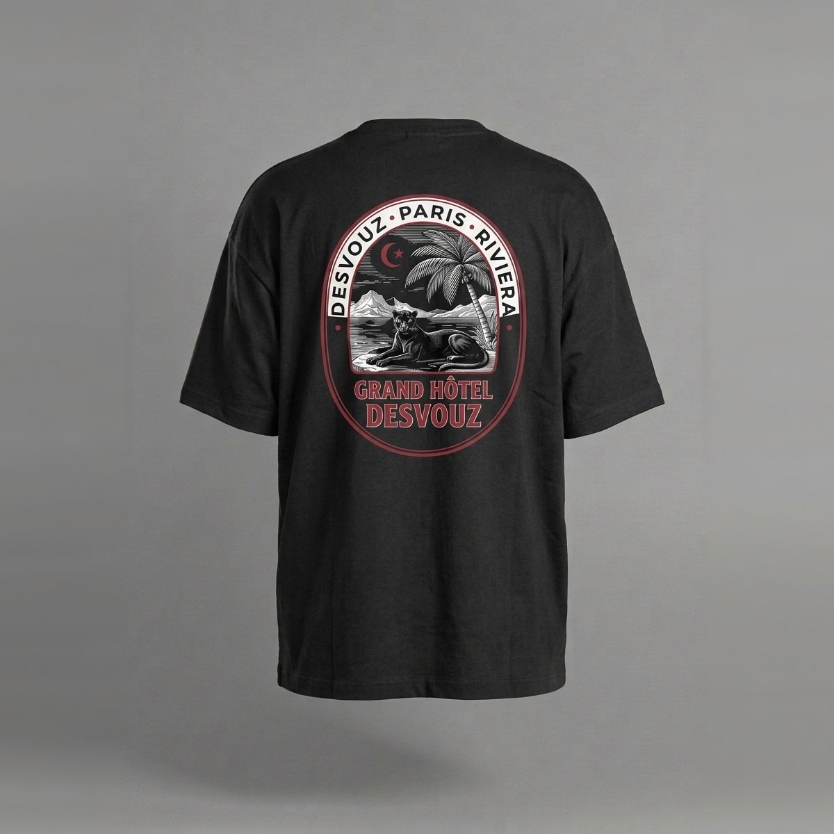 T-shirt Black Grand Hotel