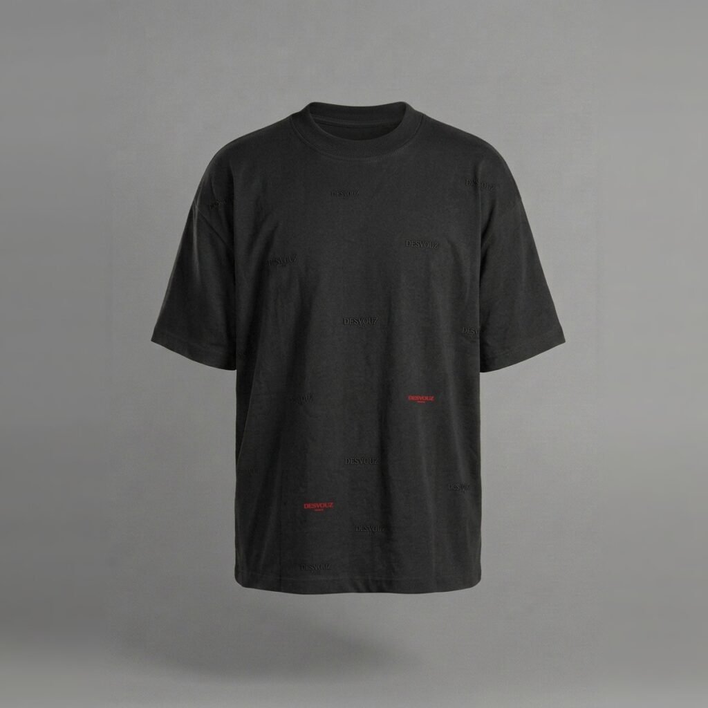T-shirt Black Red Logo