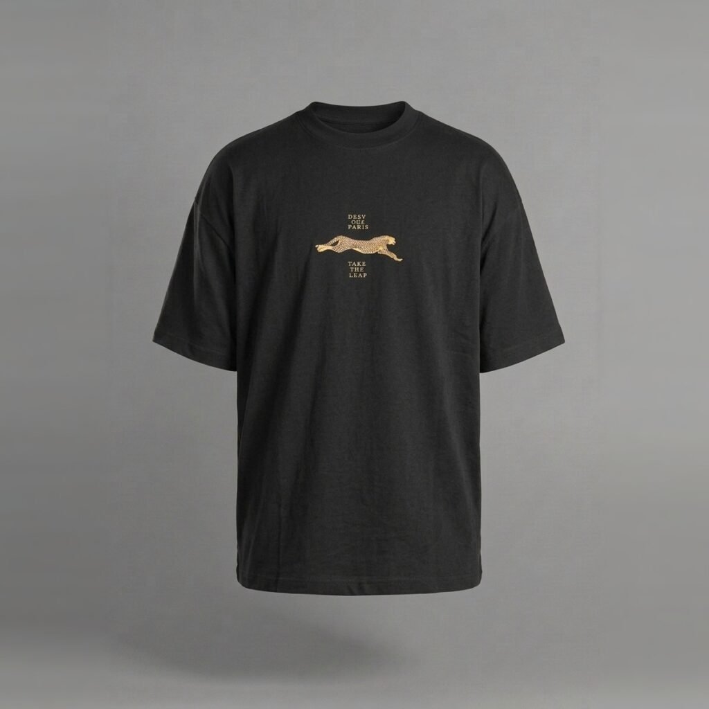 T-shirt Black Take the Leap